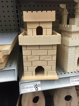 Castle birdhouse